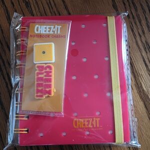 Cheez-It Red Notebook with Charms